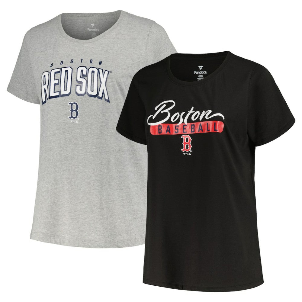 Boston Red Sox Profile Women's Plus Size T-Shirt Combo Pack On Sale