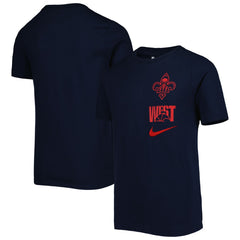 Nike - New Orleans Pelicans Youth Vs Block Essential T-Shirt - Navy