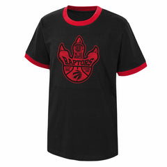 NBA - Toronto Raptors Youth Hoop City Hometown Ringer T-Shirt - Black