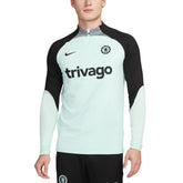 Nike Chelsea Strike Drill 2023/24 Performance Quarter-Zip Long Sleeve Top - Mint