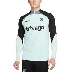 Nike Chelsea Strike Drill 2023/24 Performance Quarter-Zip Long Sleeve Top - Mint