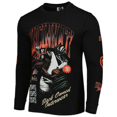 Cincinnati Bengals x BlaCkOWned Unisex Stripes Don't Come Easy Long Sleeve T-Shirt Black - NFL