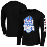 NBA - Philadelphia 76ers Stadium Essentials Unisex NBA Crest Long Sleeve T-Shirt - Black
