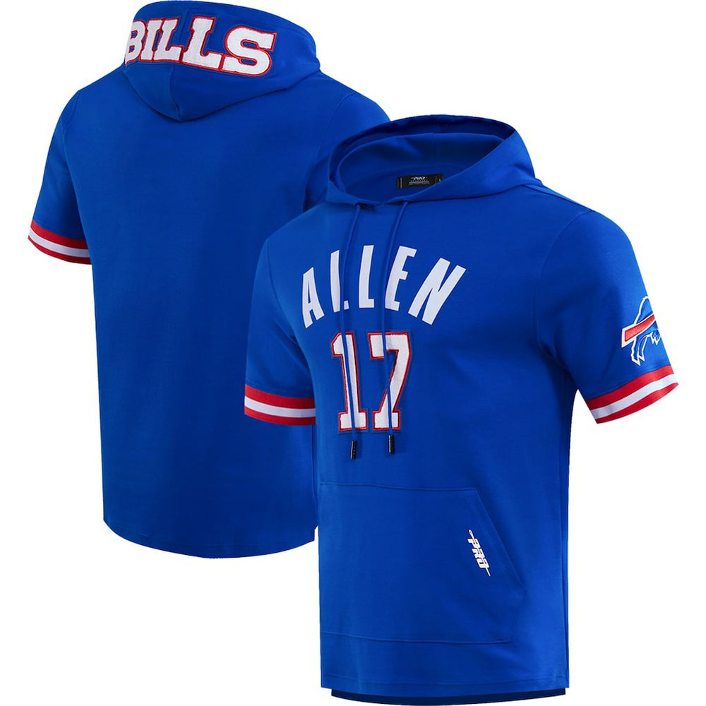 Josh Allen Buffalo Bills Pro Standard Player Name & Number Hoodie T-Shirt Royal - NFL