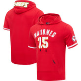 Patrick Mahomes Kansas City Chiefs Pro Standard Player Name & Number Hoodie T-Shirt Red - NFL