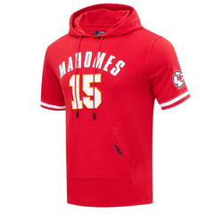 Patrick Mahomes Kansas City Chiefs Pro Standard Player Name & Number Hoodie T-Shirt Red - NFL
