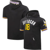 Justin Jefferson Minnesota Vikings Pro Standard Player Name & Number Hoodie T-Shirt Black - NFL