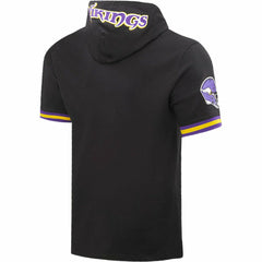 Justin Jefferson Minnesota Vikings Pro Standard Player Name & Number Hoodie T-Shirt Black - NFL