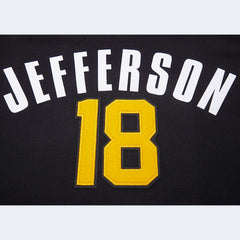 Justin Jefferson Minnesota Vikings Pro Standard Player Name & Number Hoodie T-Shirt Black - NFL
