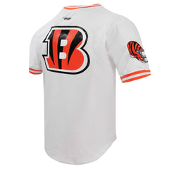 Joe Burrow Cincinnati Bengals Pro Standard Player Name & Number Mesh T-Shirt White - NFL