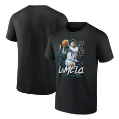 NBA - LaMelo Ball Charlotte Hornets Player Name & Number Competitor T-Shirt - Black
