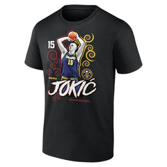 NBA - Nikola Jokic Denver Nuggets Competitor T-Shirt - Black