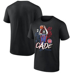NBA - Cade Cunningham Detroit Pistons Competitor T-Shirt - Black