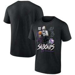NBA - Domantas Sabonis Sacramento Kings Competitor T-Shirt - Black
