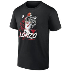 NBA - Lonzo Ball Chicago Bulls Competitor T-Shirt - Black