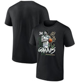 NBA - Giannis Antetokounmpo Milwaukee Bucks Competitor T-Shirt - Black