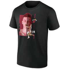 NBA - Tyler Herro Miami Heat Jump Pass T-Shirt - Black