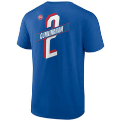 NBA - Cade Cunningham Detroit Pistons Full-Court Press Name & Number T-Shirt - Royal