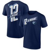 NBA - Ja Morant Memphis Grizzlies Full-Court Press Name & Number T-Shirt - Navy