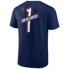 NBA - Zion Williamson New Orleans Pelicans Full-Court Press Name & Number T-Shirt - Navy