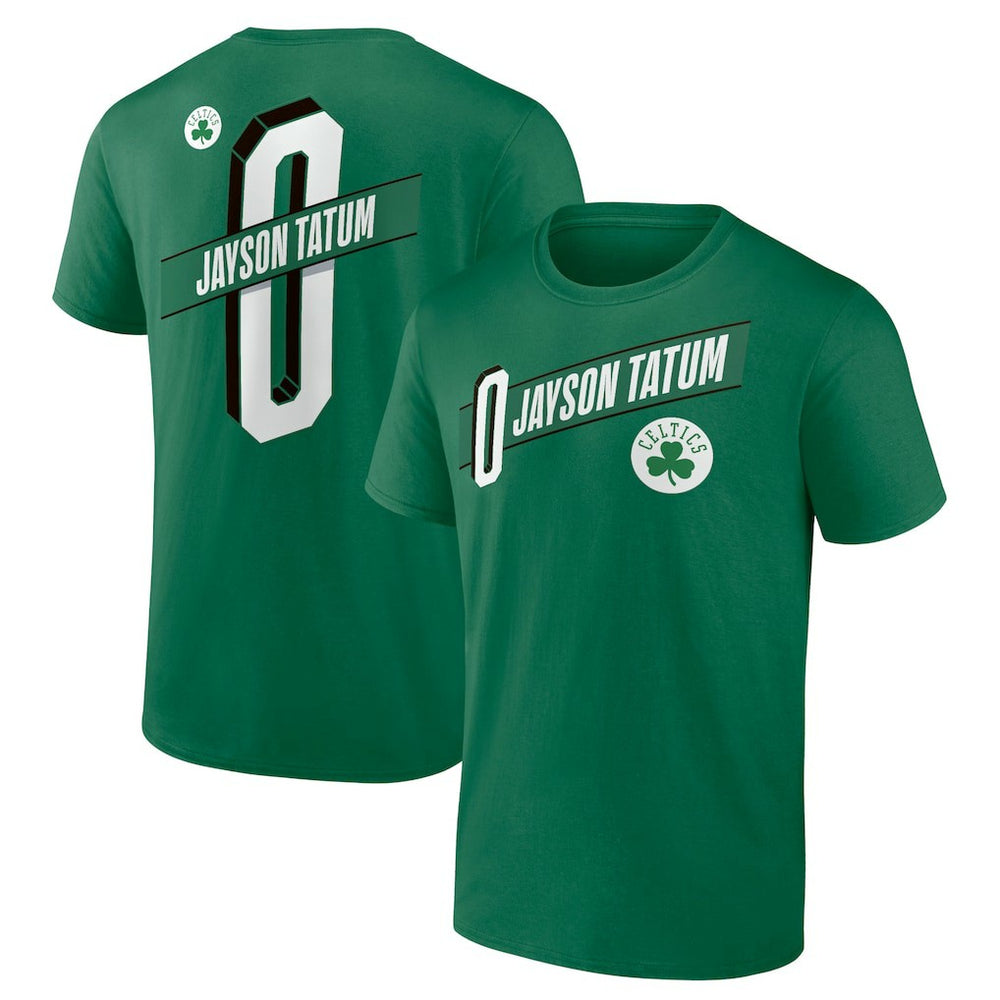 NBA - Jayson Tatum Boston Celtics Full-Court Press Name & Number T-Shirt - Green