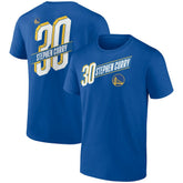 NBA - Stephen Curry Golden State Warriors Full-Court Press Name & Number T-Shirt - Royal
