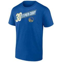 NBA - Stephen Curry Golden State Warriors Full-Court Press Name & Number T-Shirt - Royal