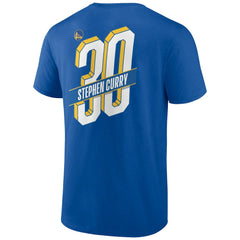 NBA - Stephen Curry Golden State Warriors Full-Court Press Name & Number T-Shirt - Royal