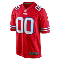 Buffalo Bills Alternate Custom Game Jersey Red - Nike
