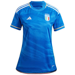 Adidas Italy National Team Women's 2023 Home Replica Jerseys - Blue