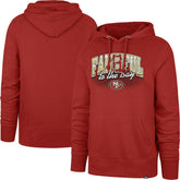 San Francisco 49ers '47 Regional Headline Pullover Hoodie Scarlet - 47 brand