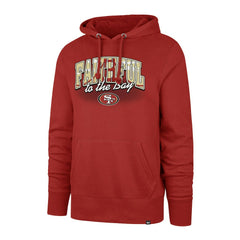 San Francisco 49ers '47 Regional Headline Pullover Hoodie Scarlet - 47 brand