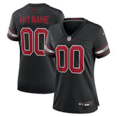 Arizona Cardinals Women's Alternate Custom Game Jersey Black - Nike
