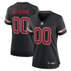 Arizona Cardinals Women's Alternate Custom Game Jersey Black - Nike