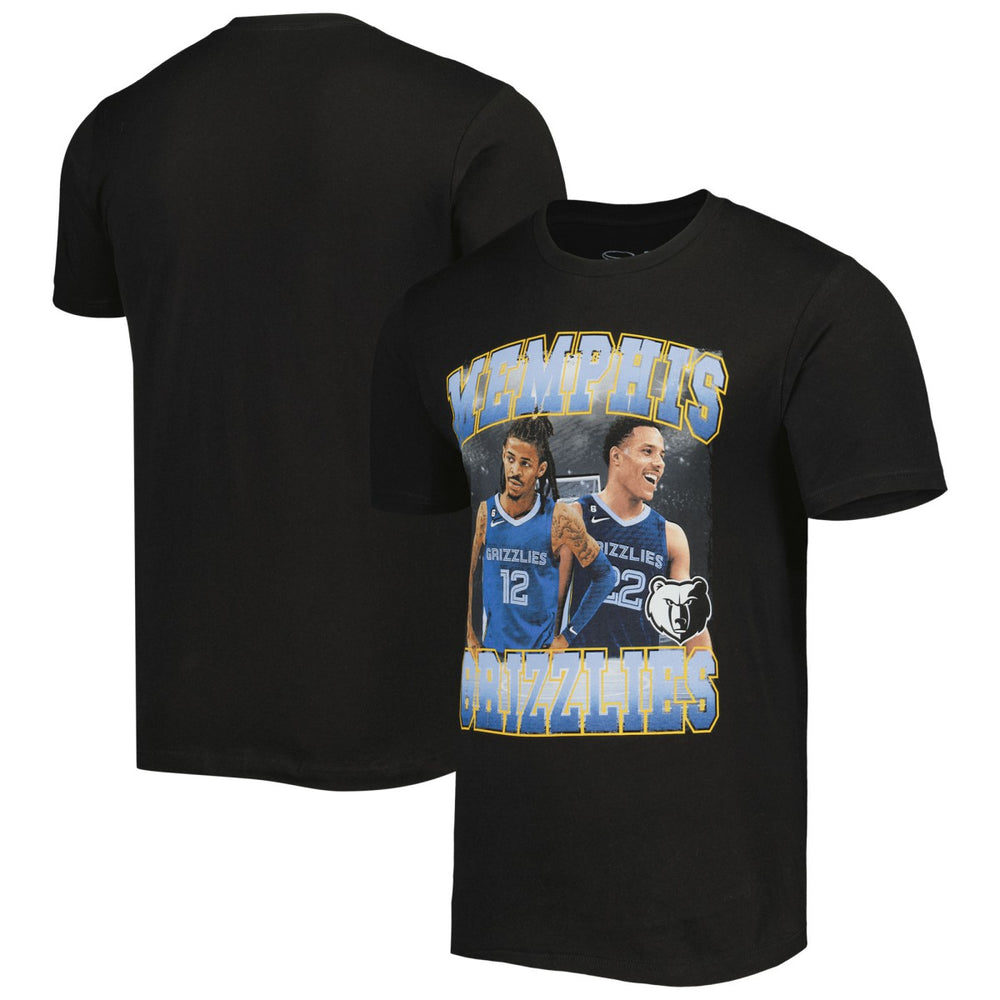 NBA - Ja Morant & Desmond Bane Memphis Grizzlies Stadium Essentials Unisex Player Duo T-Shirt - Black
