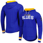St. Louis Blues - Mitchell & Ness Legendary Slub Hoodie Long Sleeve T-Shirt Blue