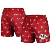 Kansas City Chiefs Pro Standard Allover Print Mini Logo Shorts Red - NFL