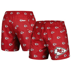 Kansas City Chiefs Pro Standard Allover Print Mini Logo Shorts Red - NFL