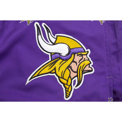 Minnesota Vikings Pro Standard Allover Print Mini Logo Shorts Purple - NFL
