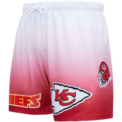 Kansas City Chiefs Pro Standard Ombre Mesh Shorts Red/White - NFL