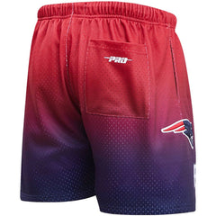 New England Patriots Pro Standard Ombre Mesh Shorts Navy/Red - NFL