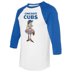 Chicago Cubs Tiny Turnip Women's Babes 3/4-Sleeve Raglan T-Shirt Online