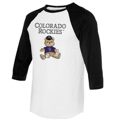 Colorado Rockies Tiny Turnip Women's Teddy Boy 3/4-Sleeve Raglan T-Shirt On Sale