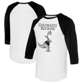 Colorado Rockies Tiny Turnip Women's Bronto 3/4-Sleeve Raglan T-Shirt Clearance