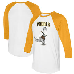 San Diego Padres Tiny Turnip Women's Bronto 3/4-Sleeve Raglan T-Shirt Clearance