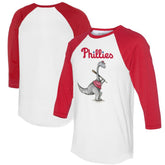 Philadelphia Phillies Tiny Turnip Women's Bronto 3/4-Sleeve Raglan T-Shirt for sale