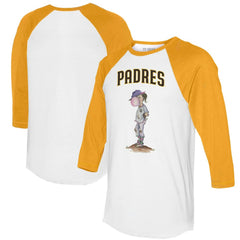 San Diego Padres Tiny Turnip Women's Bubbles 3/4-Sleeve Raglan T-Shirt Online