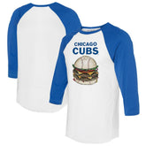 Chicago Cubs Tiny Turnip Women's Burger 3/4-Sleeve Raglan T-Shirt Near Me