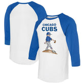 Chicago Cubs Tiny Turnip Women's Clemente 3/4-Sleeve Raglan T-Shirt On Sale
