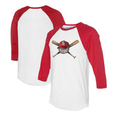 St. Louis Cardinals Tiny Turnip Women's Hat Crossbats 3/4-Sleeve Raglan T-Shirt On Sale